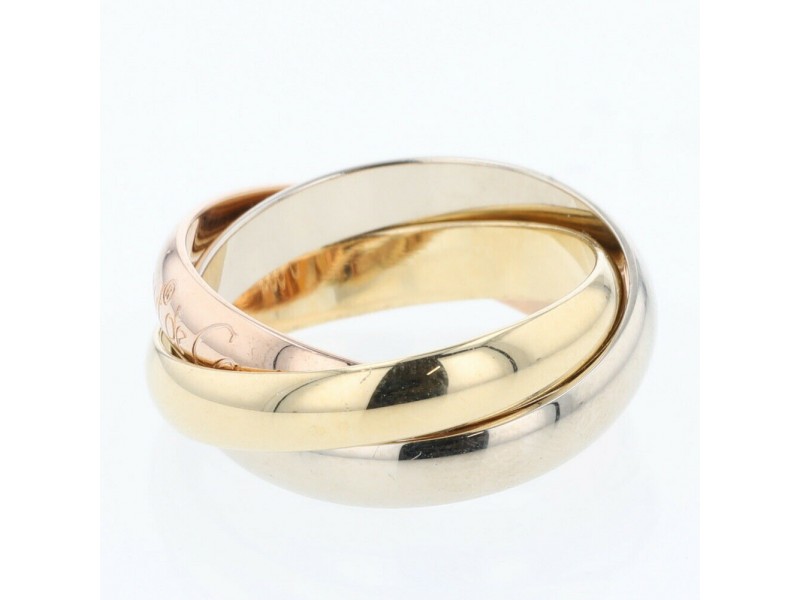 CARTIER 18k Pink Gold Trinity Classic MM 3.5mm Ring LXGBKT-569
