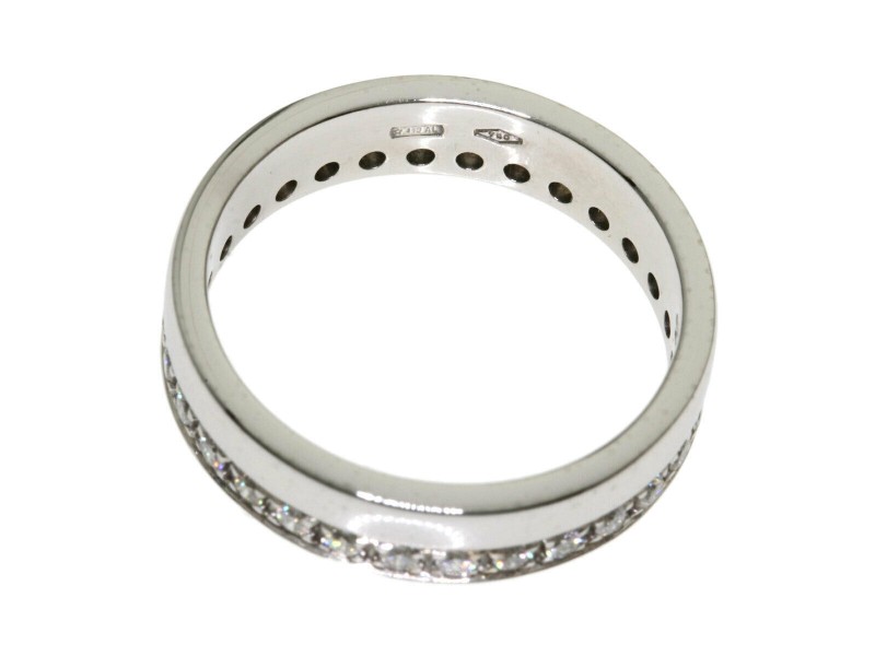 GUCCI 18K white Gold Ring US 