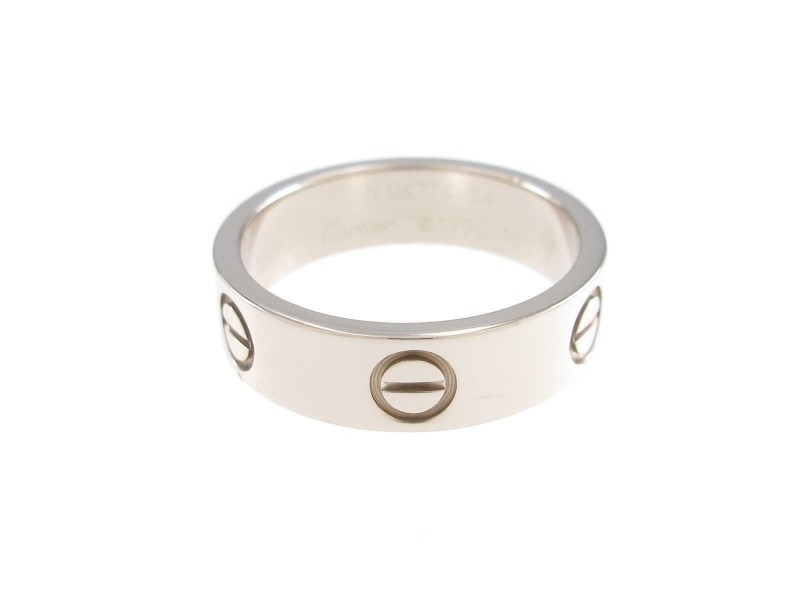 Cartier 18K white Gold Love Ring LXGYMK-210