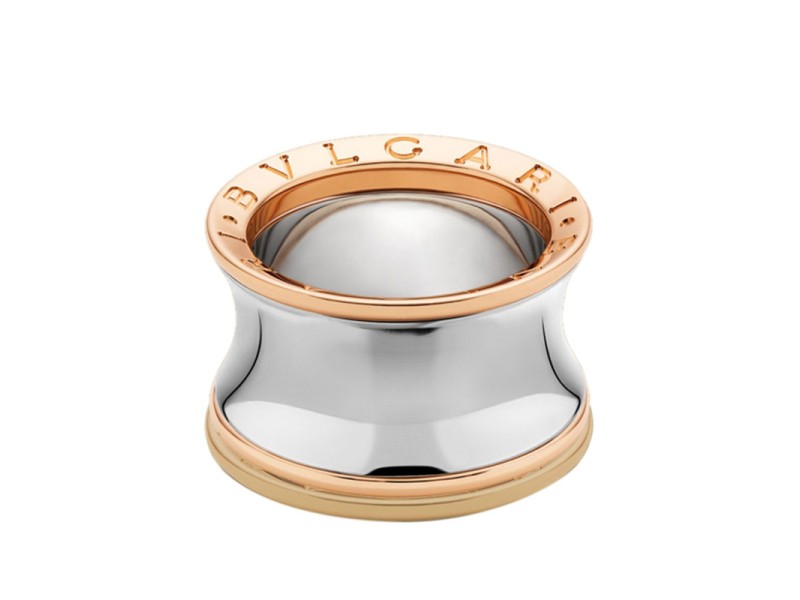 Bvlgari Bulgari Anish Kapoor B. Zero 1 Steel and Rose Gold Ring
