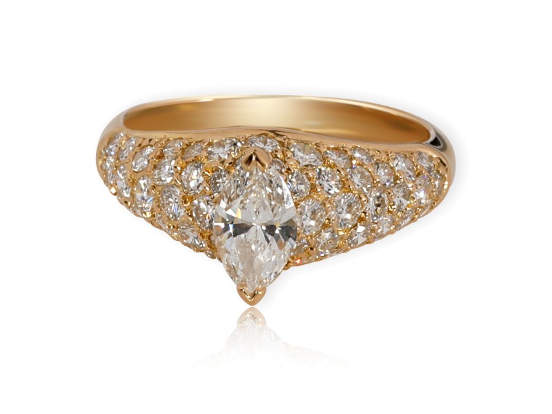 cartier pave engagement ring
