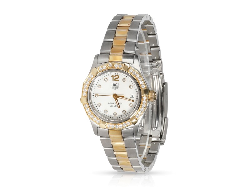Tag Heuer Aquaracer WAF1450.BB0814 Women's Watch in 18kt Stainless Steel/Yellow