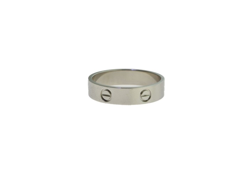 Cartier Love Platinum Wedding Ring Size 12