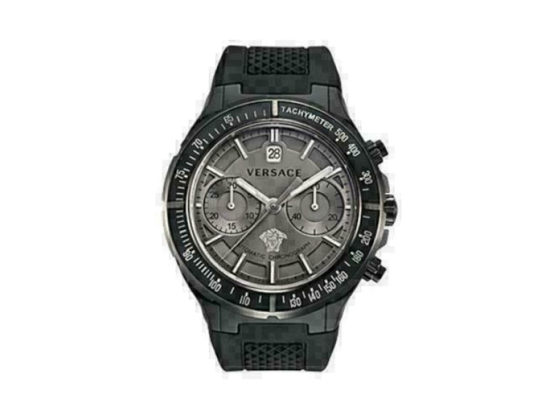 New Mens Versace DV One 26CCS7D455 S009 Steel PVD Chrono 45MM Automatic Watch