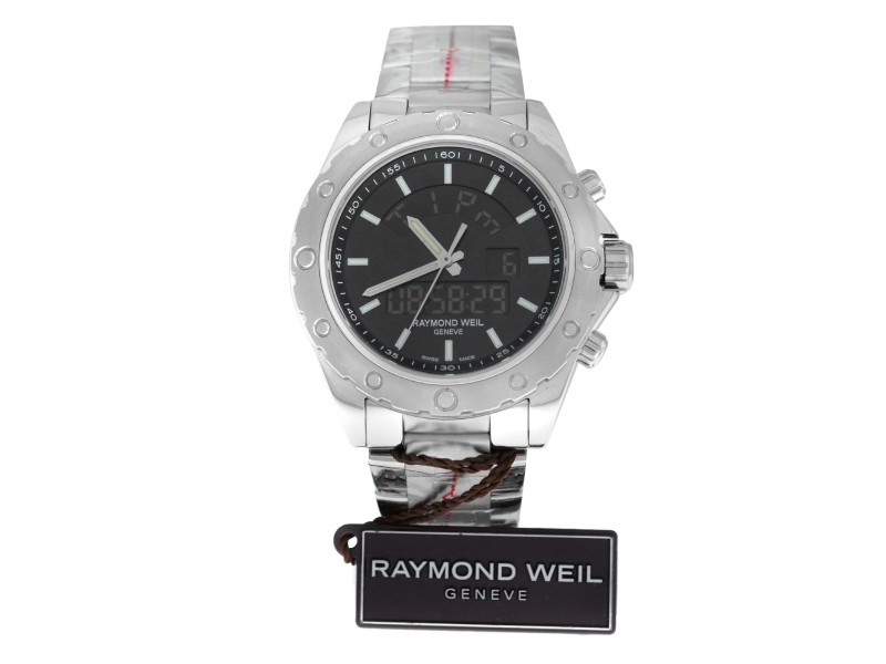 Raymond Weil Sport 8400-ST-20001 Mens Stainless Steel 44MM Quartz Watch
