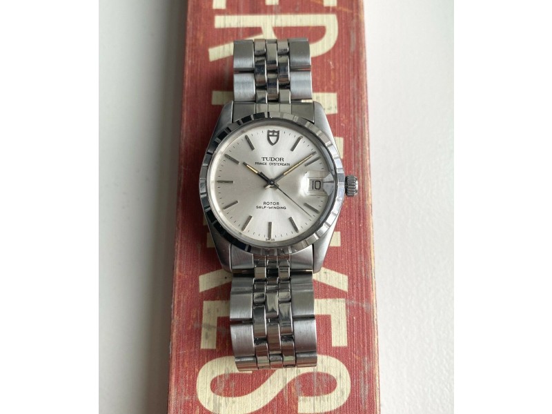 Vintage Tudor Prince Oysterdate 90s Automatic Silver Dial Quickset Watch