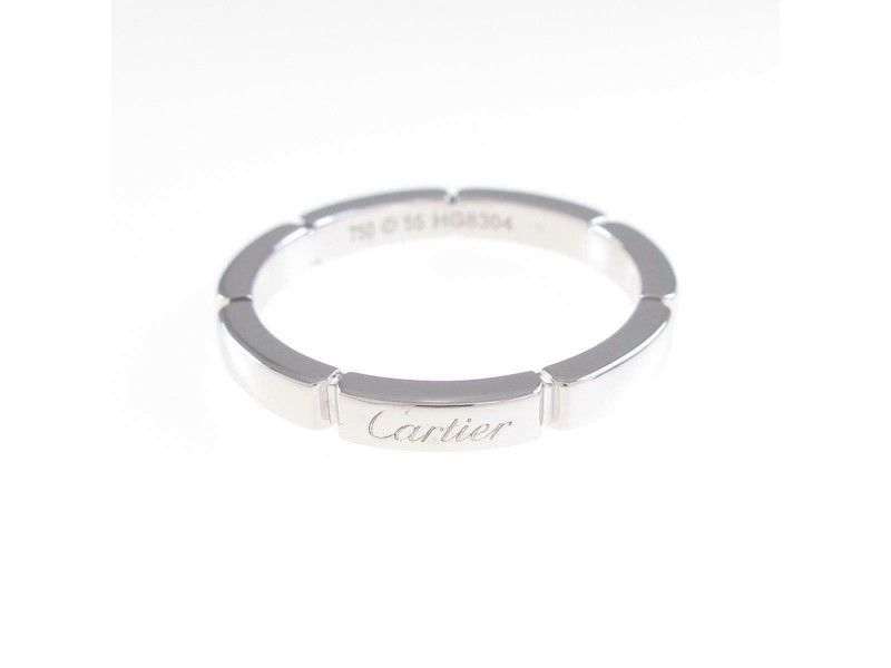 Cartier 18K white Gold Maillon Panthere Ring LXGYMK-664
