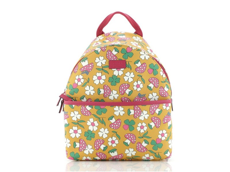 Gucci Children's Zip Backpack Printed GG Coated Canvas Small