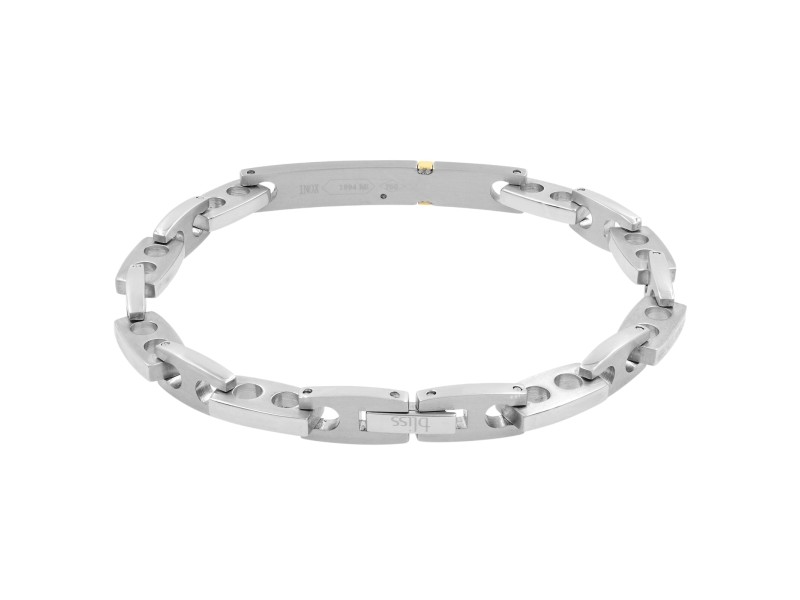 Bliss by Damiani Joint Stainless Steel 18K Yellow Gold Diamond Bracelet