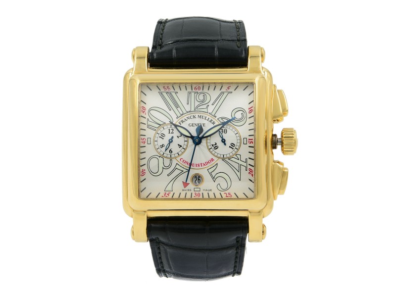 Franck Muller Conquistador Cortez 18K Yellow Gold Automatic Watch 10000 CC