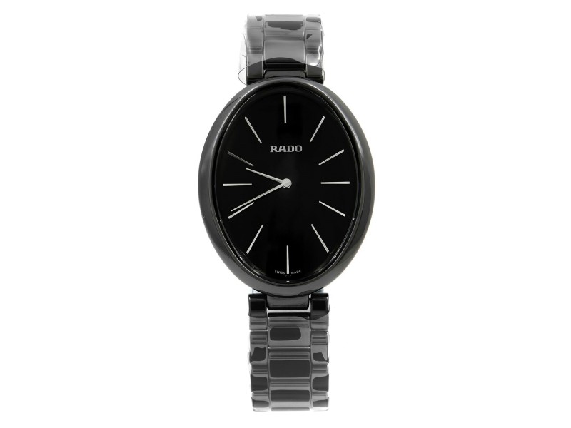 Rado Esenza Touch Black Dial Ladies Ceramic Quartz Watch R53093152