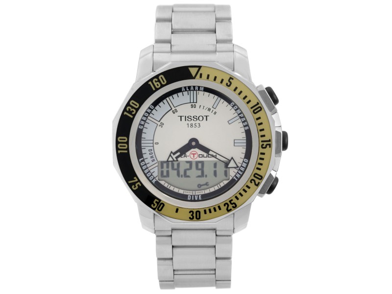 Tissot Sea-Touch Steel Silver Dial Quartz Mens Watch T026.420.11.031.01