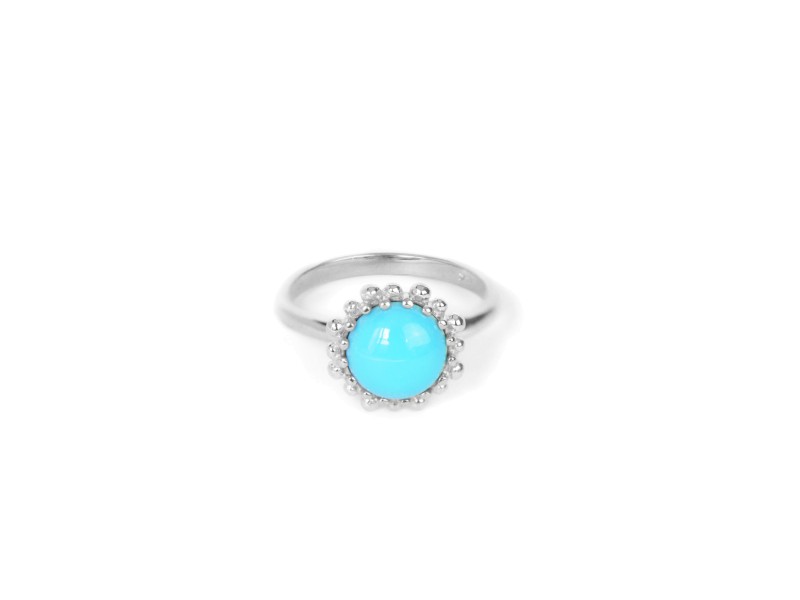 Anzie Sterling Silver Turquoise Ring