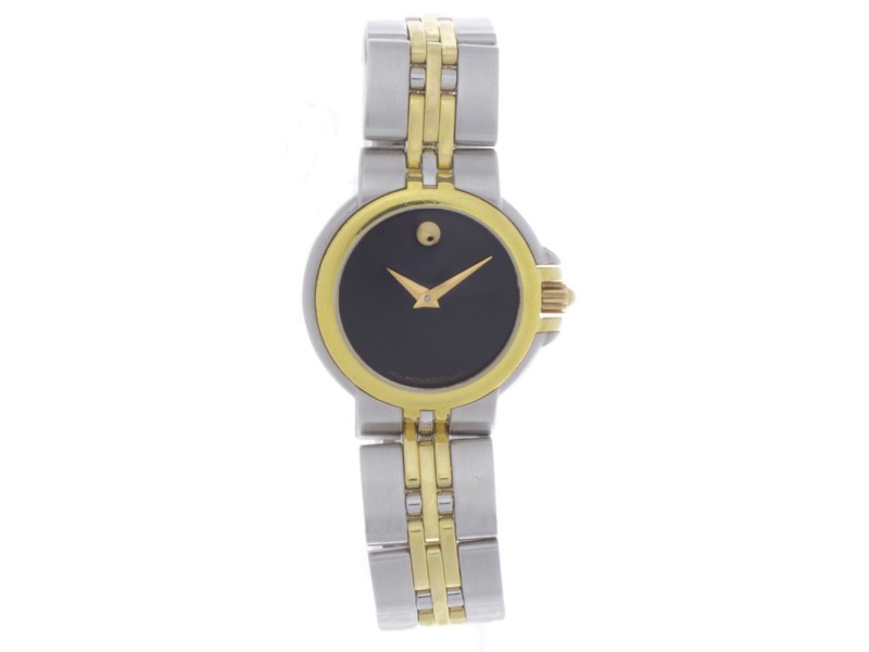 Movado 81 36 835 Two tone Stainless Steel 27mm Womens Watch