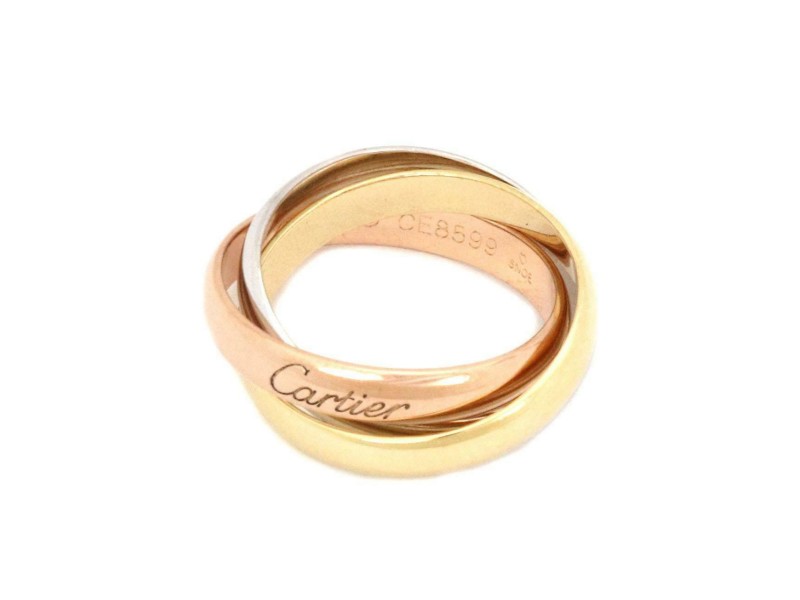 cartier trinity ring size 6