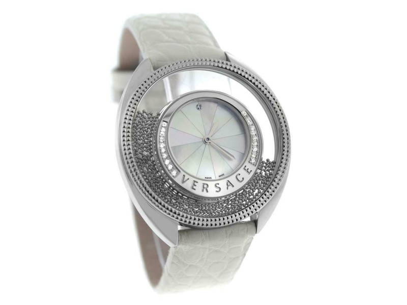 Versace Destiny Spirit 86Q91D498 S001 Spheres 38MM Diamond MOP Quartz Watch New