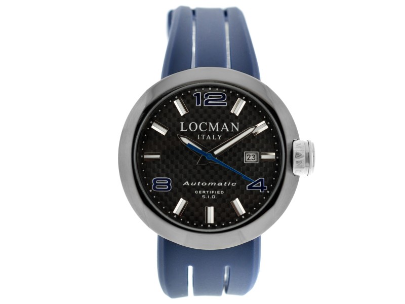 New Locman Change Ref. 425 PVD Steel Carbon Men's Automatic 46MM Watch