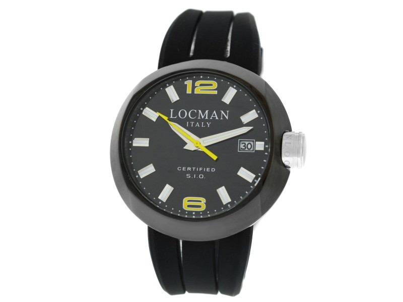 New Locman Change Ref. 425 PVD Steel Men's Quartz 46MM Watch