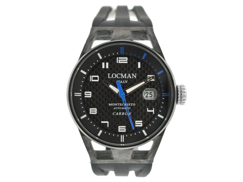 New Locman Montecristo Ref. 544 Carbon Titanium Limited Men Automatic 41MM Watch