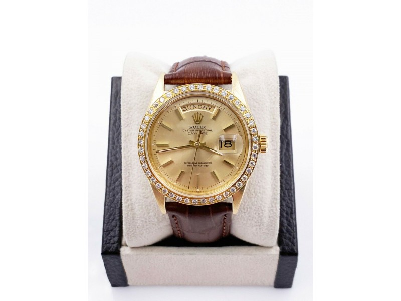 rolex presidential leather band