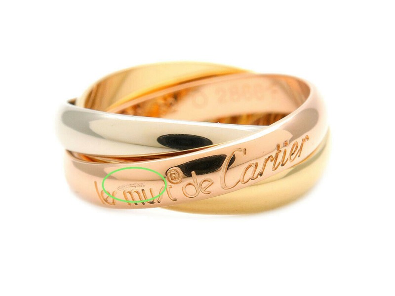 cartier trinity ring resale