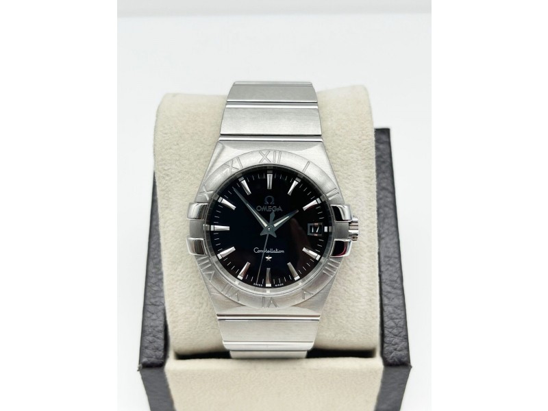 Omega Constellation 123.10.35.60.01.001 Black Dial Stainless 