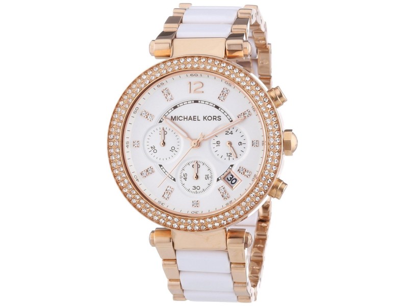Michael Kors MK5774 Rose Gold Tone Stainless Steel 39mm Womens Watch 