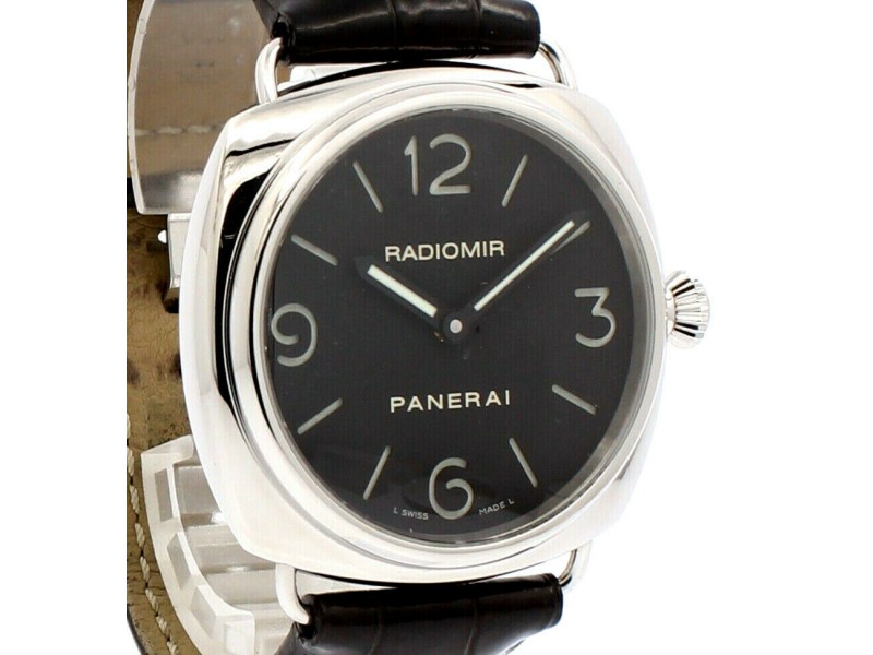 Panerai PAM 210 Radiomir Base 3 Days Black 45mm Stainless Steel Watch