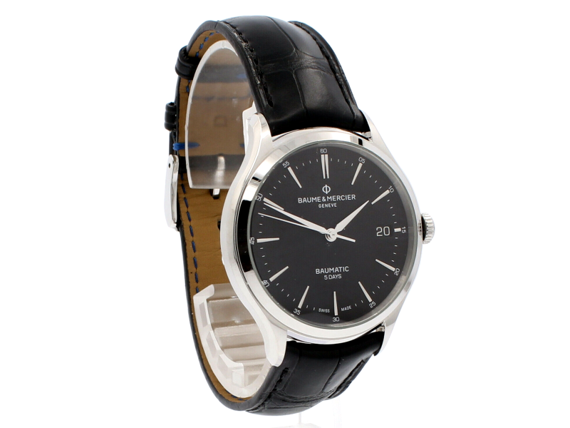 Baume & Mercier CLIFTON Baumatic Black Dial Automatic  Watch 