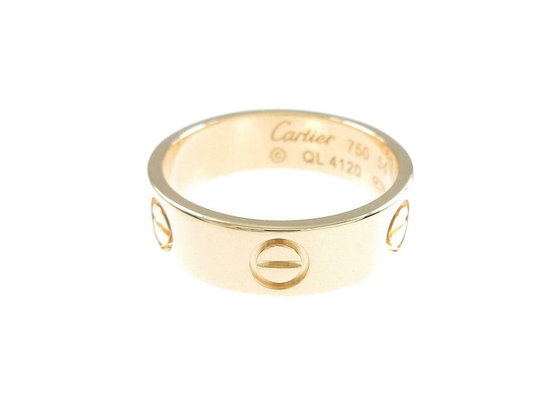 Cartier 18K Yellow Gold Love Ring LXGYMK-316