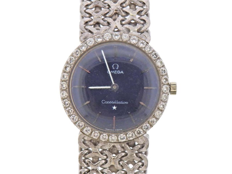 Omega Constellation Diamond Gold Ladies Watch