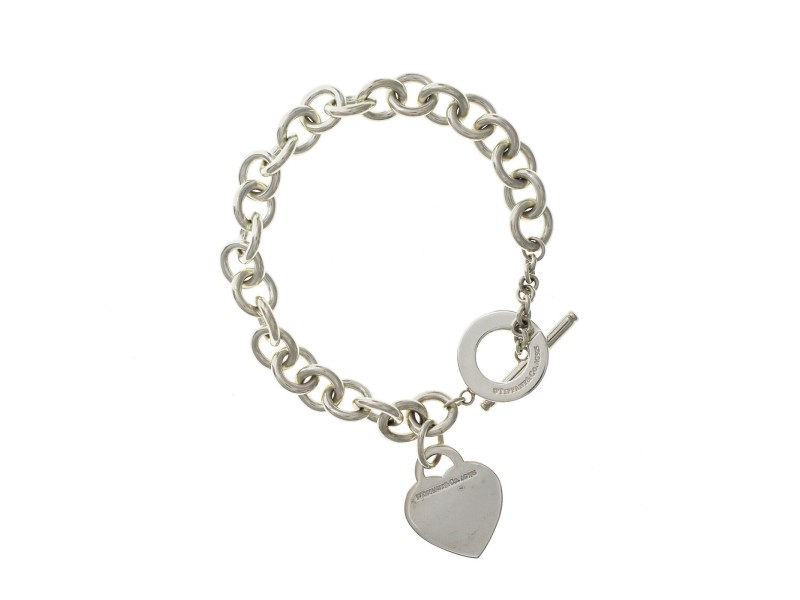 tiffany heart charm bracelet