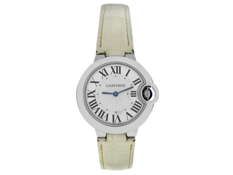 Cartier Ballon Bleu Stainless Steel Ladies 33MM Quartz Watch