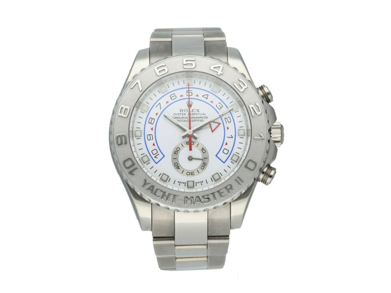 Rolex Men's 116689 18k White Gold Rolex Yacht - Master II Watch