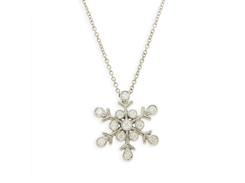 tiffany snowflake necklace