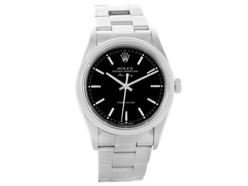 Rolex Oyster Perpetual Air King 14000 Oyster Bracelet Mens Watch 