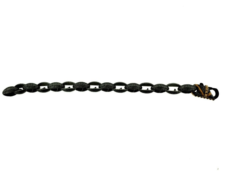 Stephen Webster Mens black Thorn links stainless steel bracelet