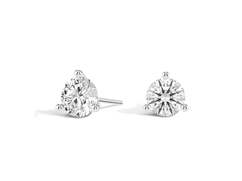 1.50Ct Lab Grown Diamond Martini Stud Earrings in White Gold