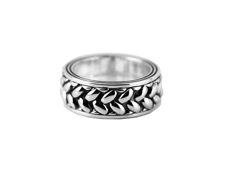 Montblanc Silver Womens Ring Size 12 