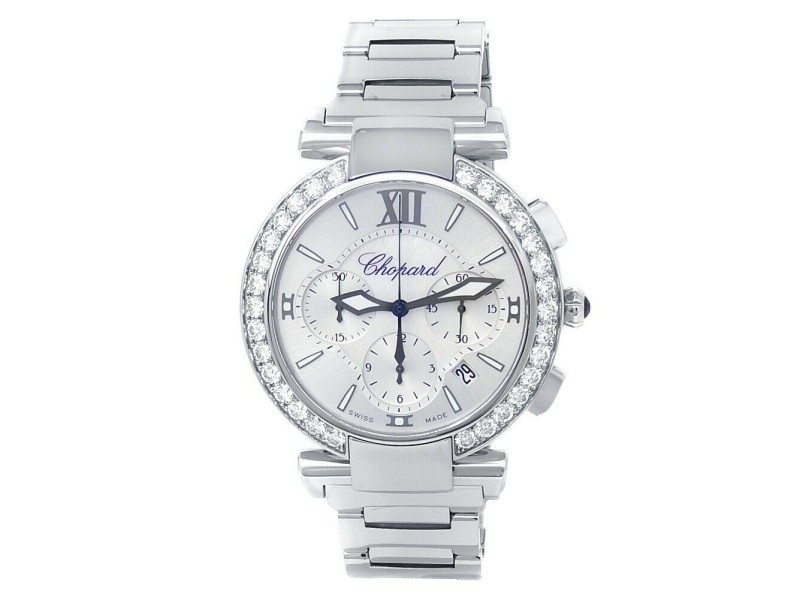 Chopard Imperiale Stainless Steel Automatic Silver MOP Ladies Watch 388549-3004