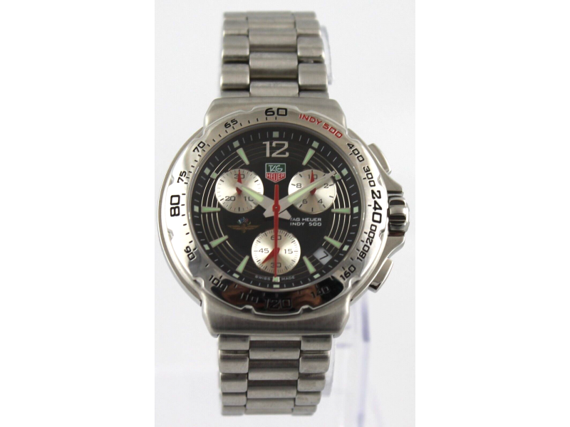 TAG Heuer FORMULA 1  Quartz Chronograph Men's INDY 500 Steel Watch