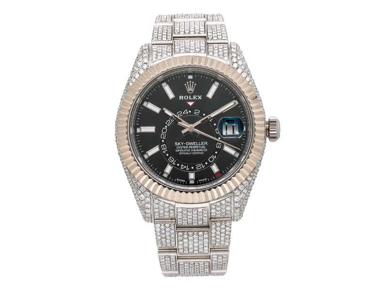Rolex Sky-Dweller 326934 42MM Black Dial With Stainless Steel Oyster Bracelet