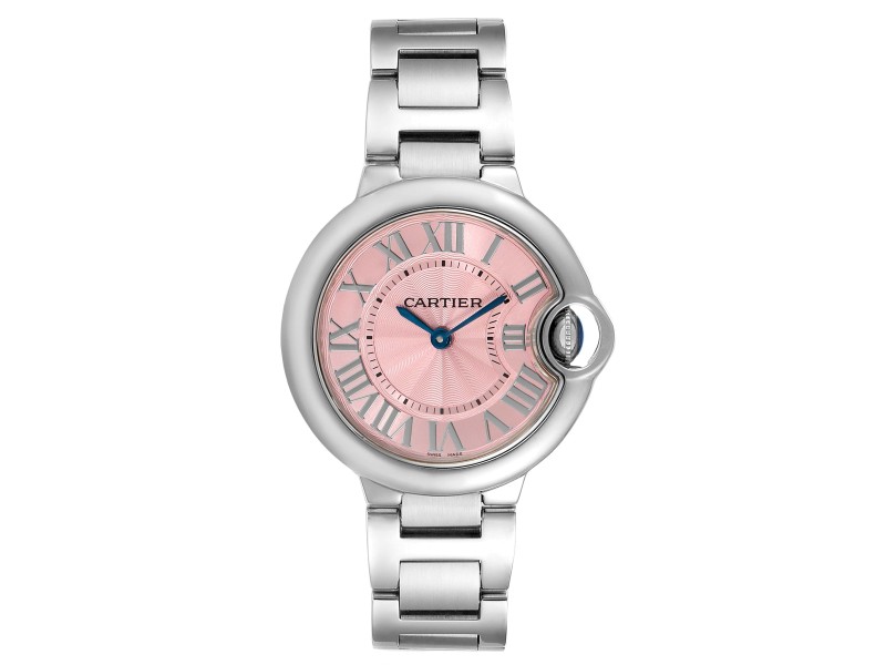 cartier pink dial watch