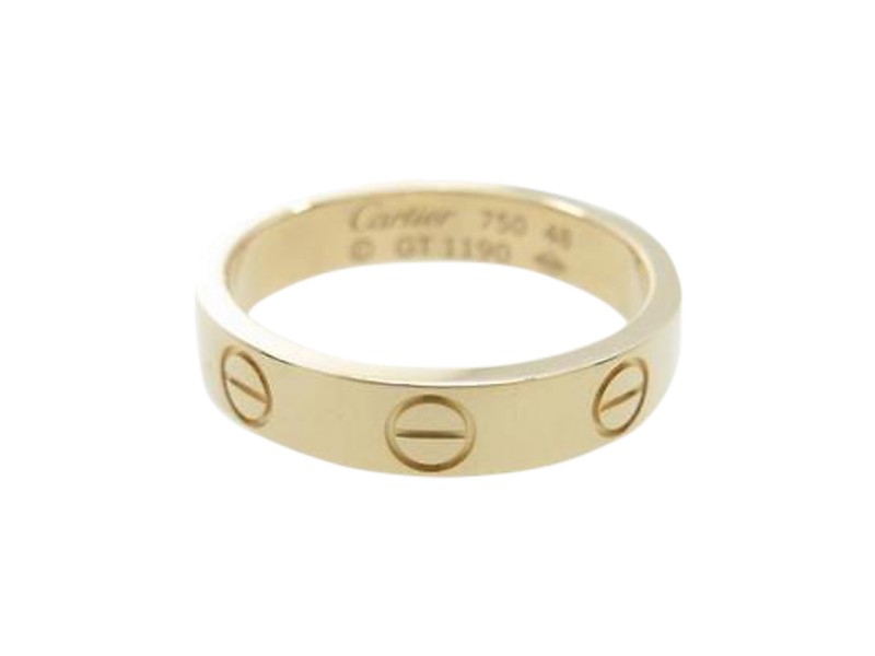 Cartier 18K Rose Gold Mini Love Model Ring 4.5