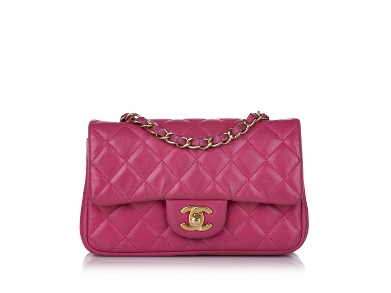 Chanel Mini Classic Lambskin Leather Single Flap Bag