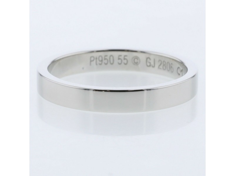 CARTIER 950 Platinum C Do Engraved Ring LXGBKT-916