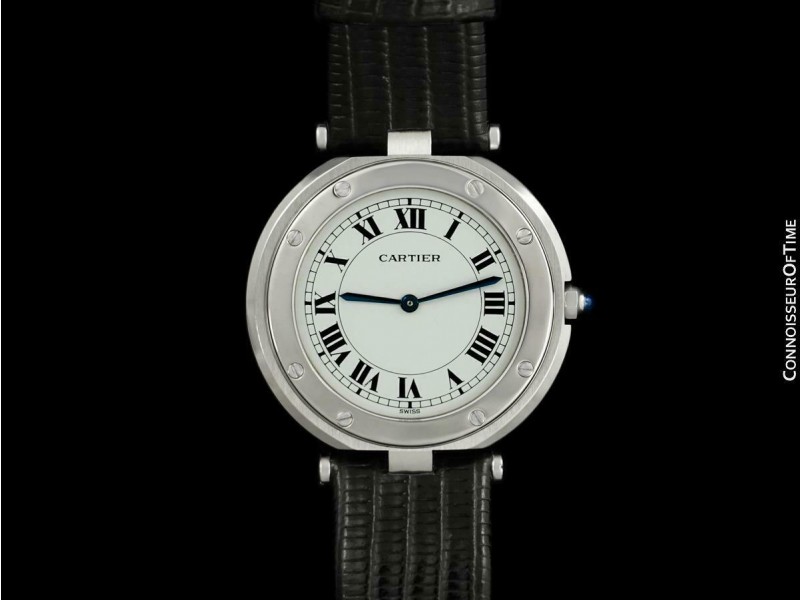 Cartier Santos Vendome Mens Unisex Stainless Steel Watch 