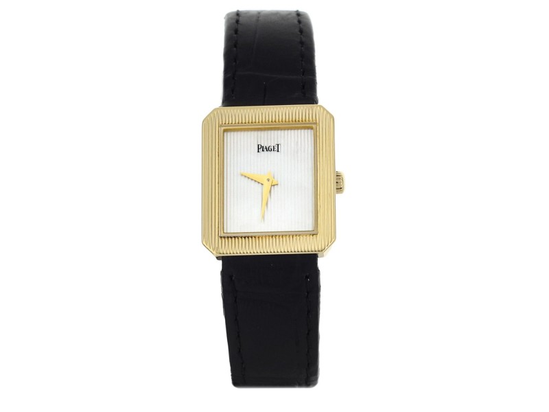 Piaget Protocole Yellow Gold Case Silver Dial Manual Movement  Watch Only