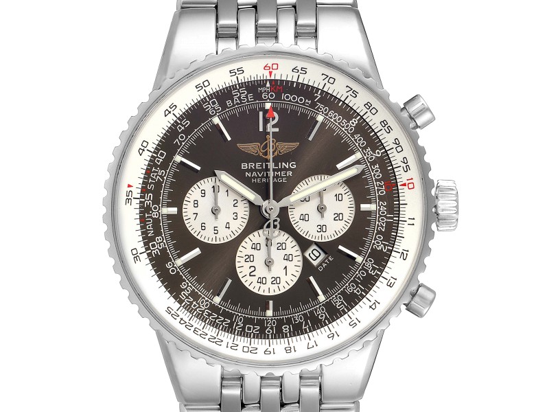 Breitling Navitimer Heritage Black Dial Automatic Mens Watch A35340