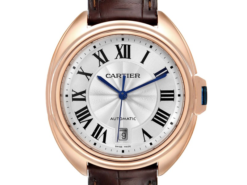 Cartier Cle 18K Rose Gold Automatic 